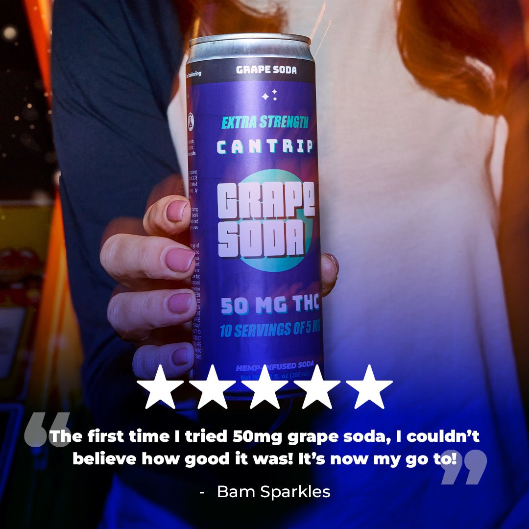 THC Grape Soda (Extra - Strength) - Cantrip