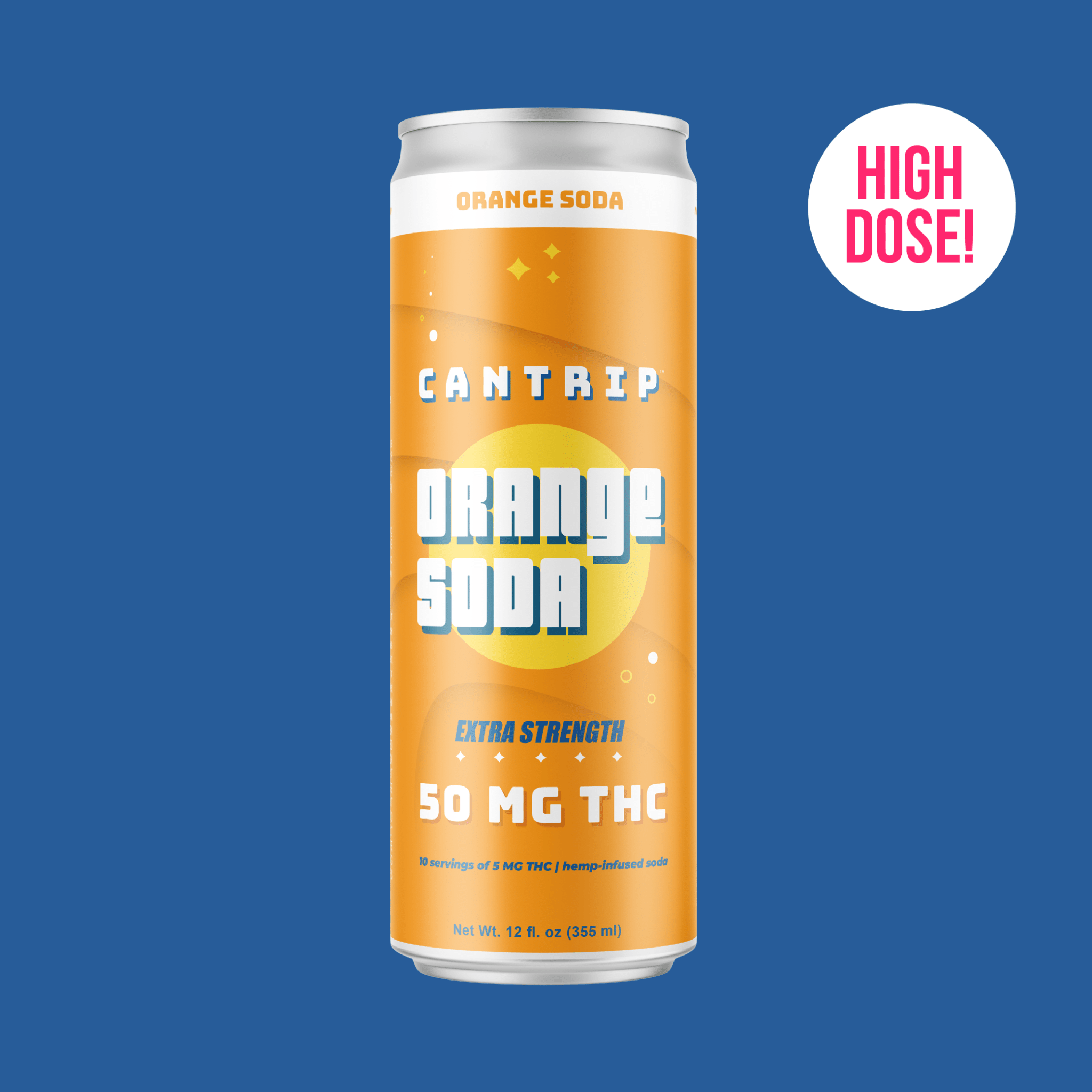 Orange THC Soda (50 MG) - Cantrip