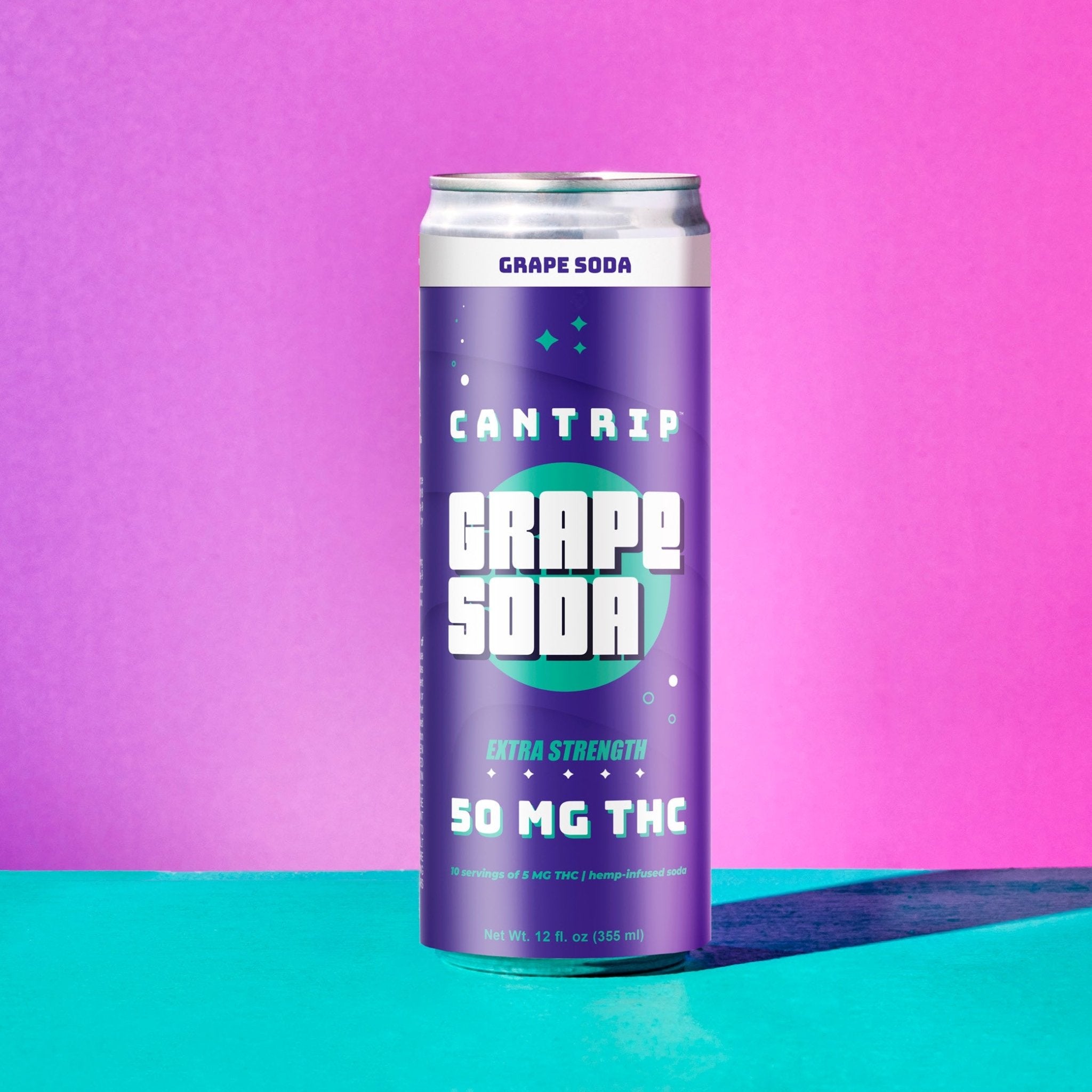 THC Grape Soda (50 MG) - Cantrip