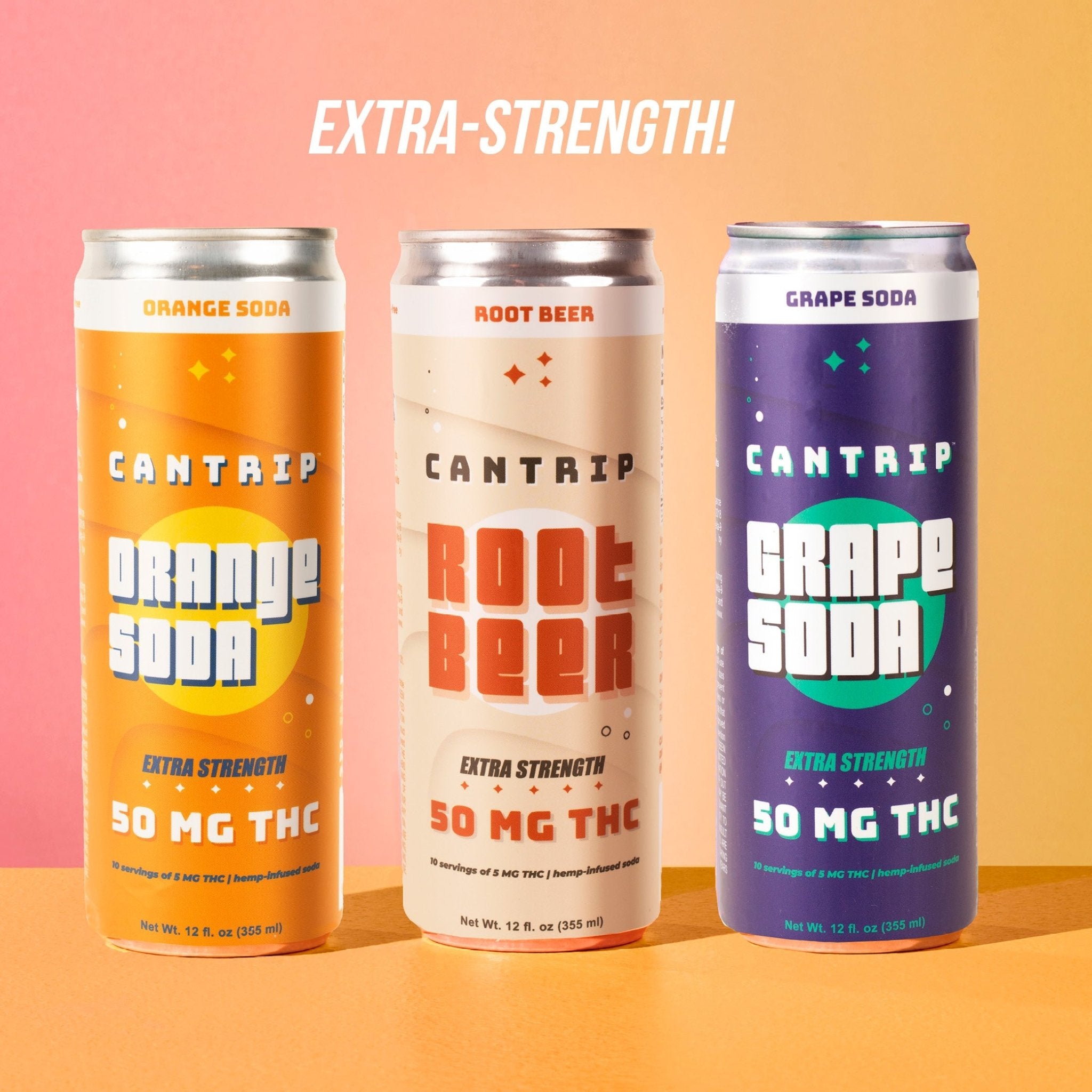 THC Soda Mega Pack (50 MG) - Cantrip